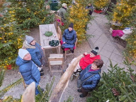 Bewohnergruppe Weihnachtsmarktbesuch