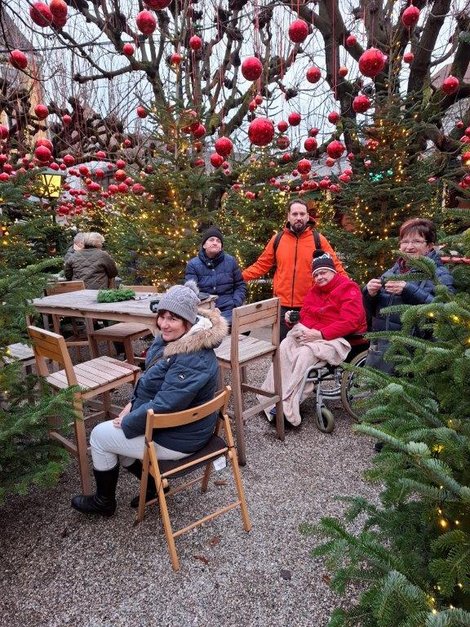 Bewohnergruppe Weihnachtsmarktbesuch