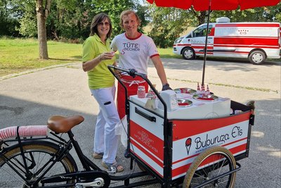 Annemarie Brandstetter (PSD) und Andreas Resch (Buburuza)