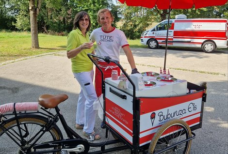 Annemarie Brandstetter (PSD) und Andreas Resch (Buburuza)