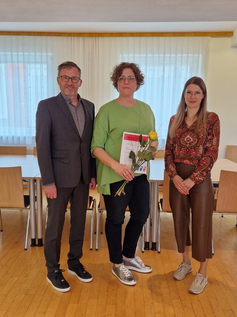 DGKP Petra Forstenlehner arbeitet seit 20 Jahren im LPBZ, Dir. Konrad, Katrin Krenn