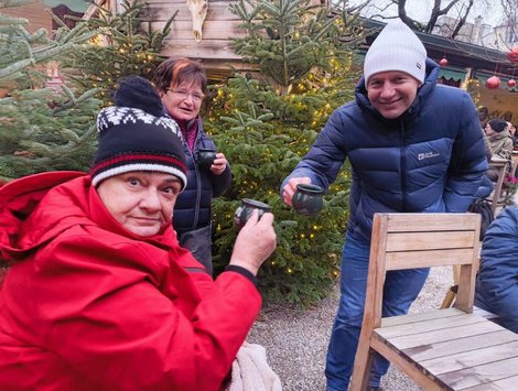 Bewohnergruppe Weihnachtsmarktbesuch